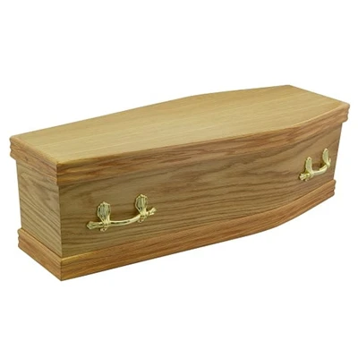 Britesche Stil Baby Oak Wood Sarg