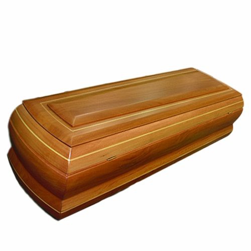 Spanish Style Oversize Pine Wood Coffin